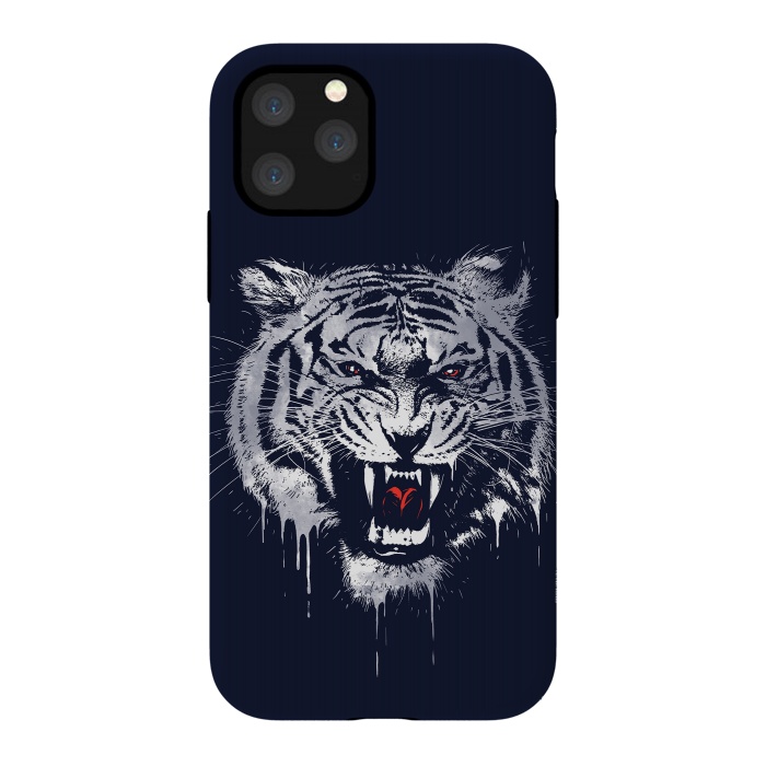 iPhone 11 Pro StrongFit Melting Tiger by Steven Toang