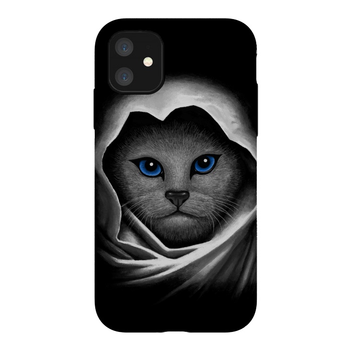 iPhone 11 StrongFit Blue Eyes by Tummeow