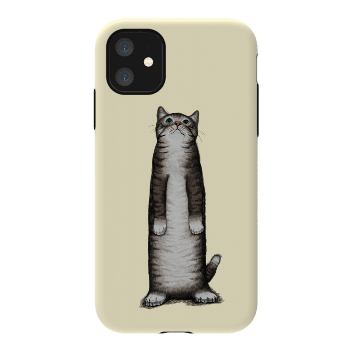 iPhone 11 StrongFit Look Cat by Tummeow