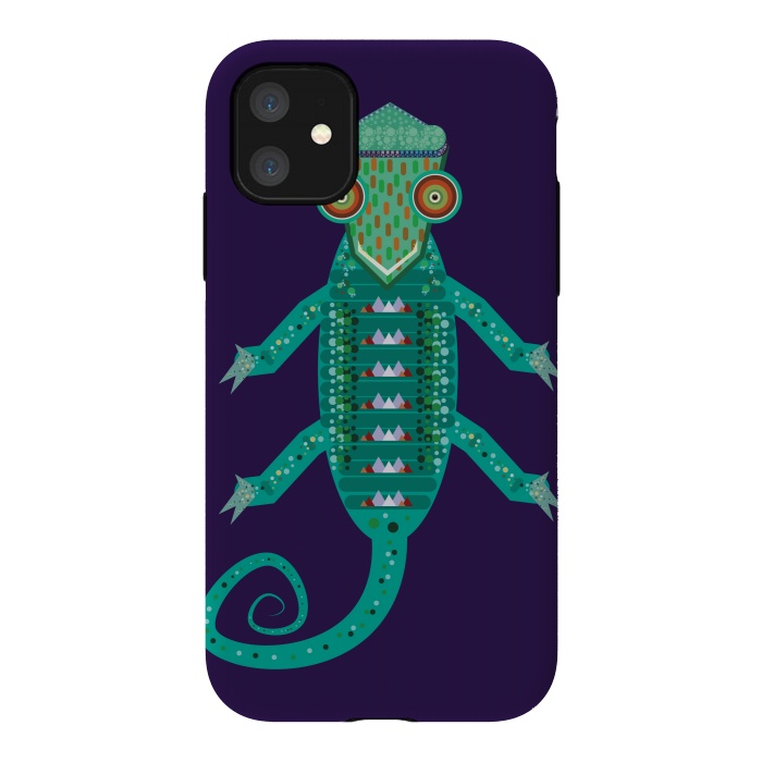 iPhone 11 StrongFit chameleon by Parag K