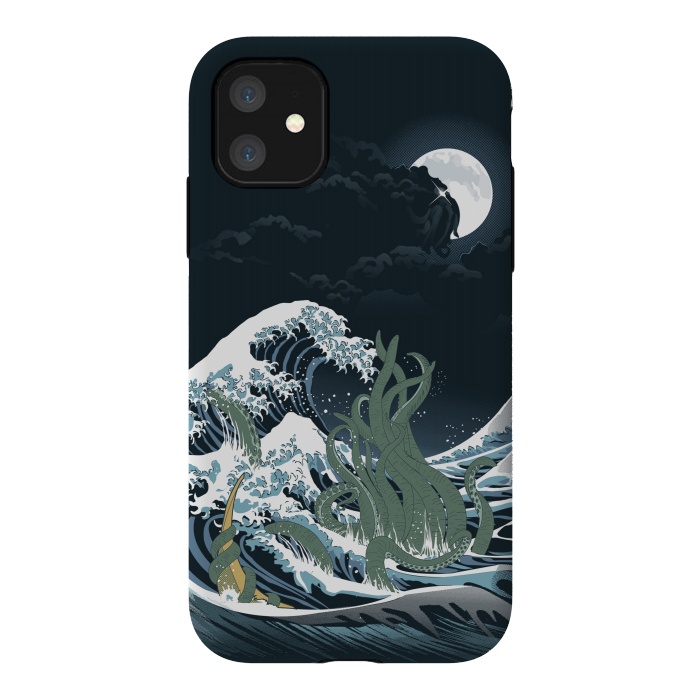 iPhone 11 StrongFit The Wave off R'lyeh  by Samiel Art
