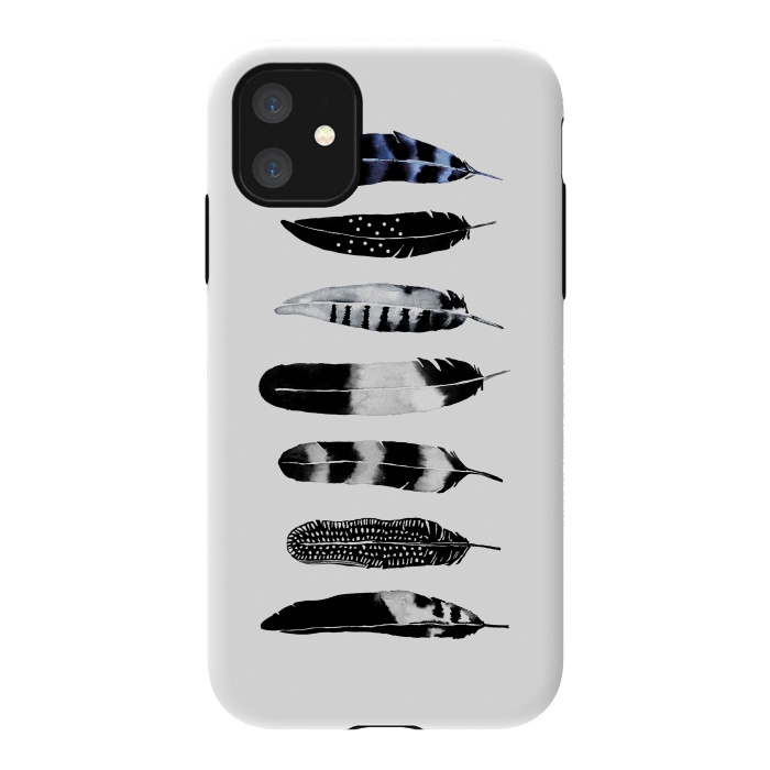 iPhone 11 StrongFit Feather Tribe by Amaya Brydon