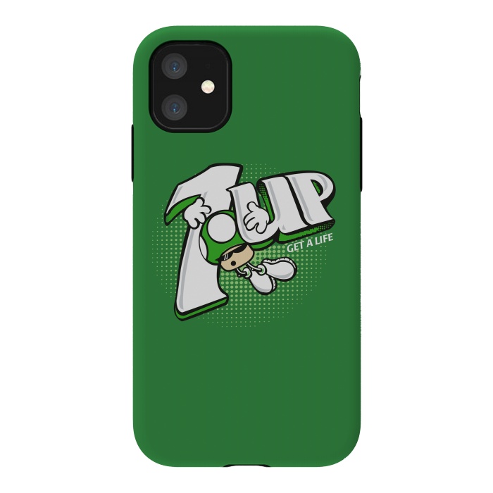 iPhone 11 StrongFit 1UP Get a Life by Samiel Art