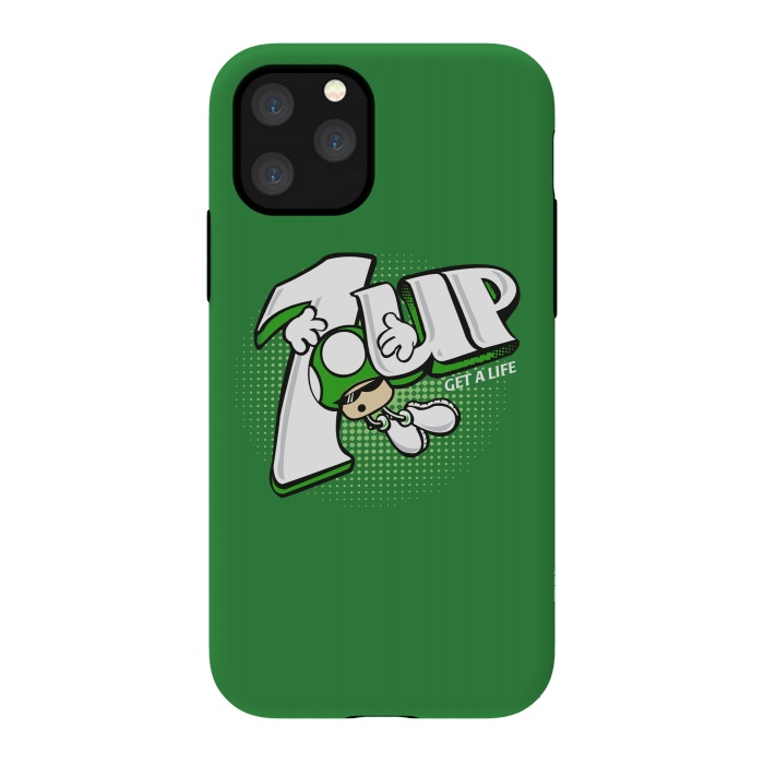 iPhone 11 Pro StrongFit 1UP Get a Life by Samiel Art