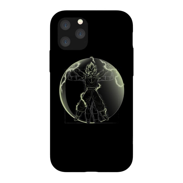 iPhone 11 Pro StrongFit Vitruvian Saiyan Goku by Samiel Art