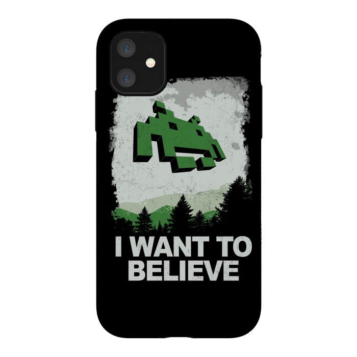 iPhone 11 StrongFit I WANT TO BELIEVE by SKULLPY