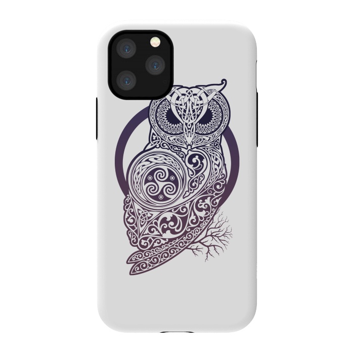 iPhone 11 Pro StrongFit CELTIC OWL by RAIDHO