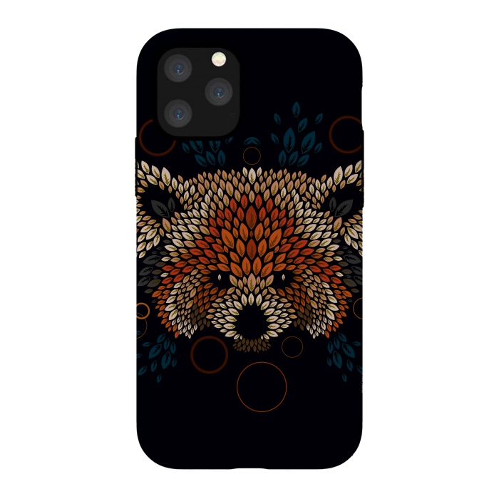 iPhone 11 Pro StrongFit Red Panda Face by Q-Artwork