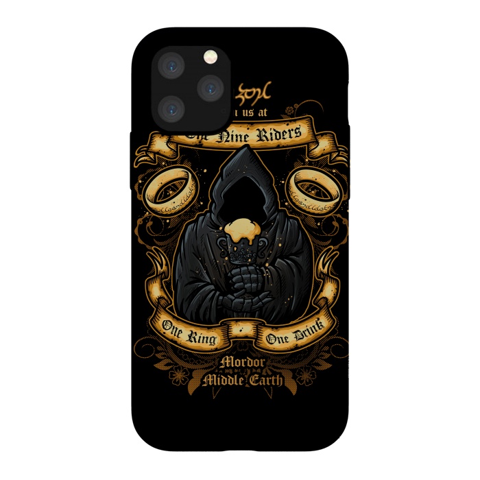 iPhone 11 Pro StrongFit The Nine Tavern by Q-Artwork