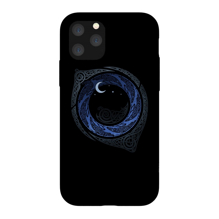 iPhone 11 Pro StrongFit MOONLIGHT ROUNDELAY ( Raven's Eye ) by RAIDHO