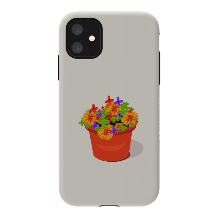 iPhone 11 StrongFit Flowerpot by Parag K