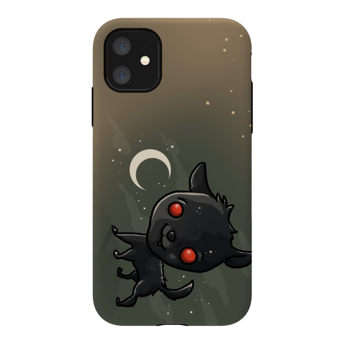 iPhone 11 StrongFit Cute Black Shuck by Q-Artwork