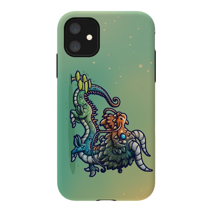 iPhone 11 StrongFit Cute Chinese Dragon by Q-Artwork