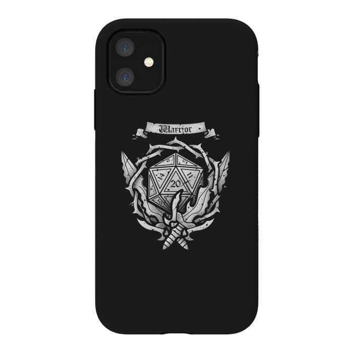 iPhone 11 StrongFit Warrior Crest by Q-Artwork