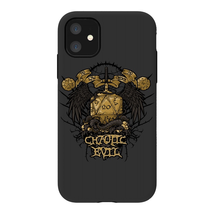 iPhone 11 StrongFit Chaotic Evil by Q-Artwork