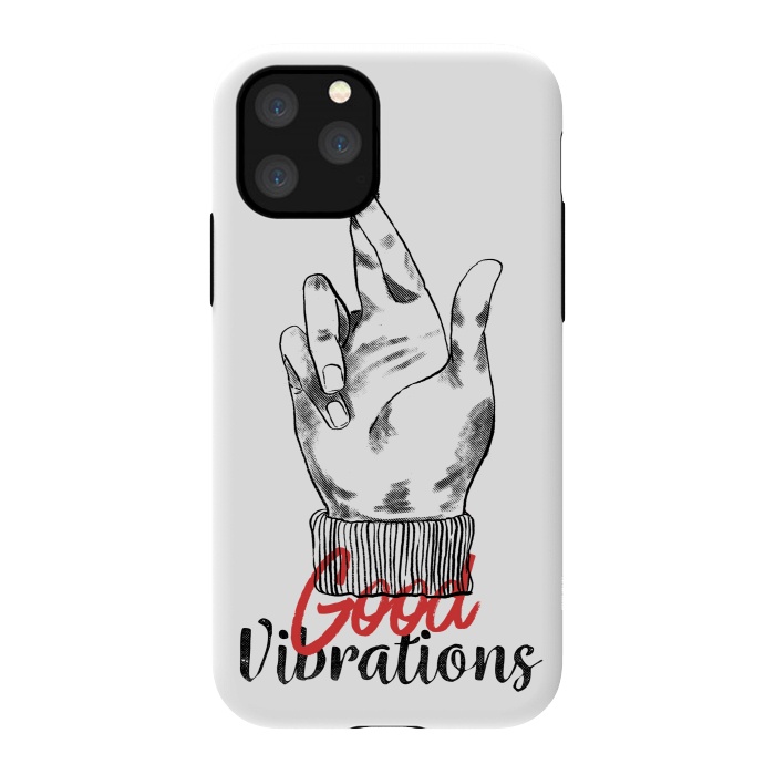 iPhone 11 Pro StrongFit Good Vibrations by Ilustrata