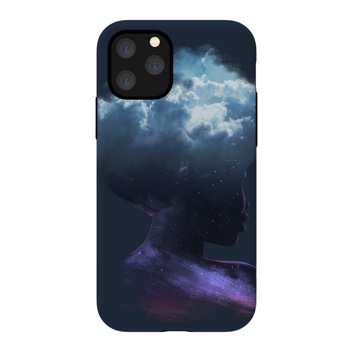 iPhone 11 Pro StrongFit HEAD ON THE CLOUDS by Ilustrata