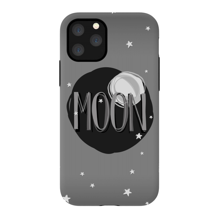 iPhone 11 Pro StrongFit Bright Moon & Stars by Dellán