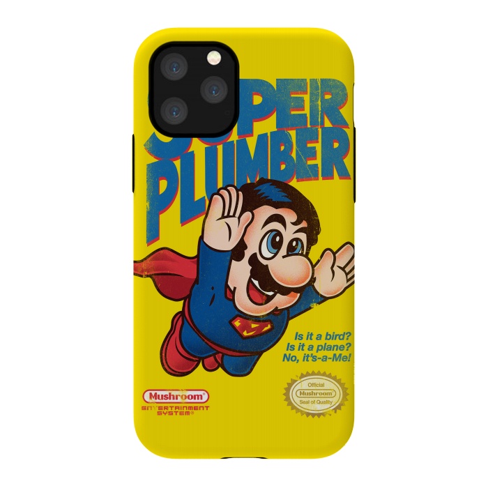 iPhone 11 Pro StrongFit Super Plumber by Vó Maria