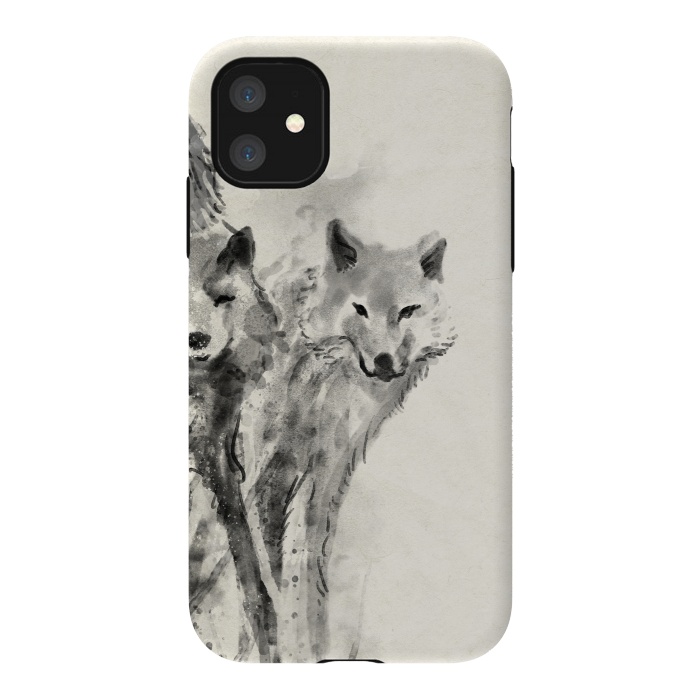 iPhone 11 StrongFit Wild Wolf by 38 Sunsets