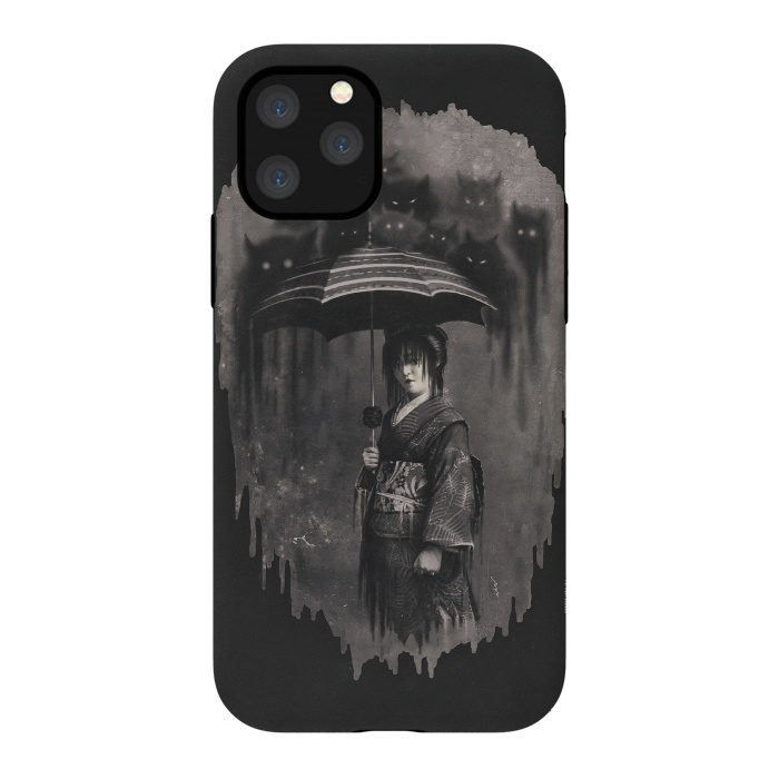 iPhone 11 Pro StrongFit Lady Rain by 38 Sunsets
