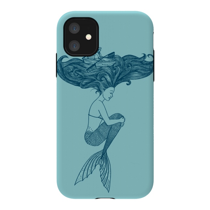 iPhone 11 StrongFit Mermaid by Coffee Man