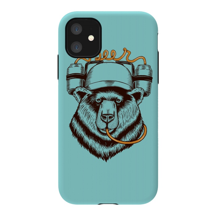 iPhone 11 StrongFit BEAR LOVE BEER by Coffee Man