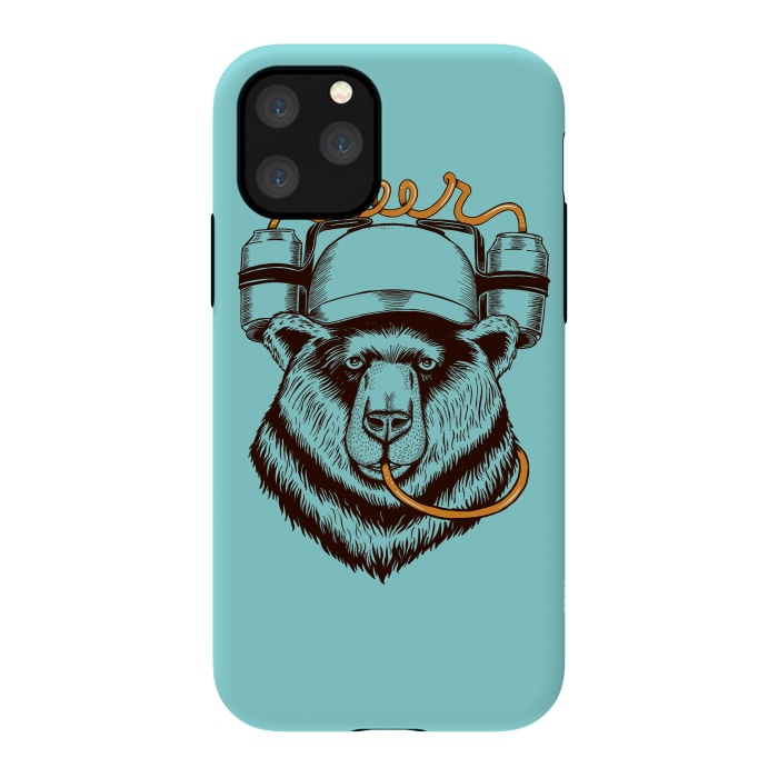 iPhone 11 Pro StrongFit BEAR LOVE BEER by Coffee Man