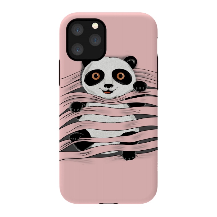 iPhone 11 Pro StrongFit Little Panda by Coffee Man