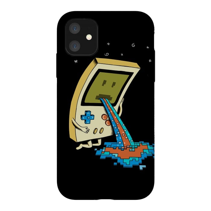 iPhone 11 StrongFit Vomit retro by Coffee Man