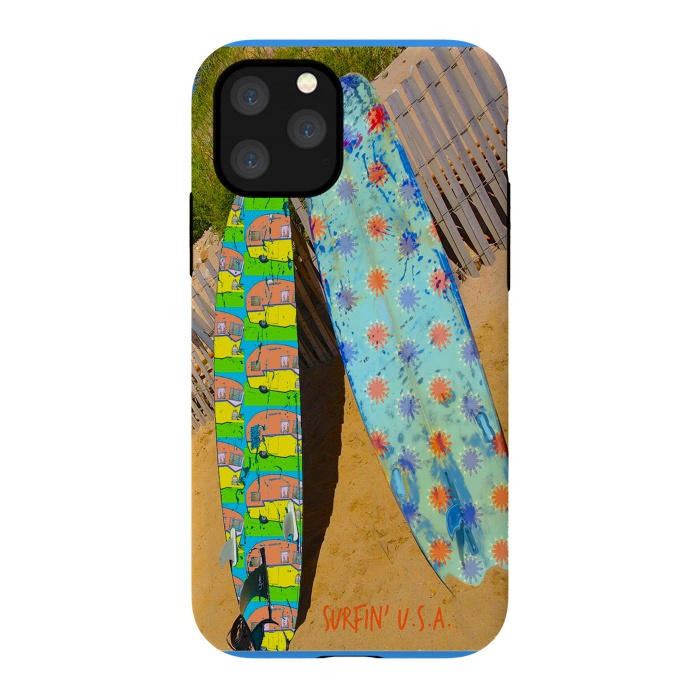 iPhone 11 Pro StrongFit Surfin USA by Bettie * Blue