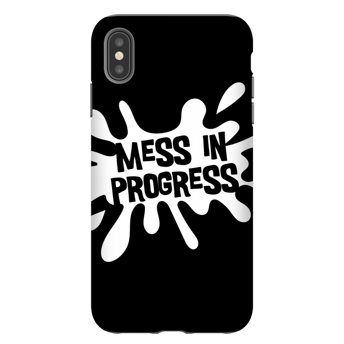 iPhone Xs Max StrongFit Mess in Progress II by Majoih