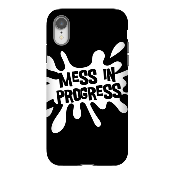 iPhone Xr StrongFit Mess in Progress II by Majoih