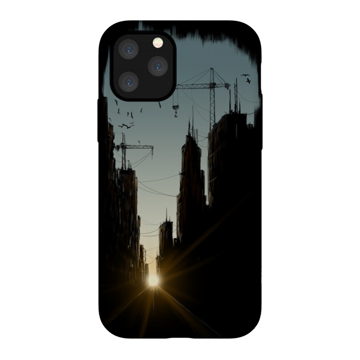 iPhone 11 Pro StrongFit Concrete Jungle by Alwin Aves
