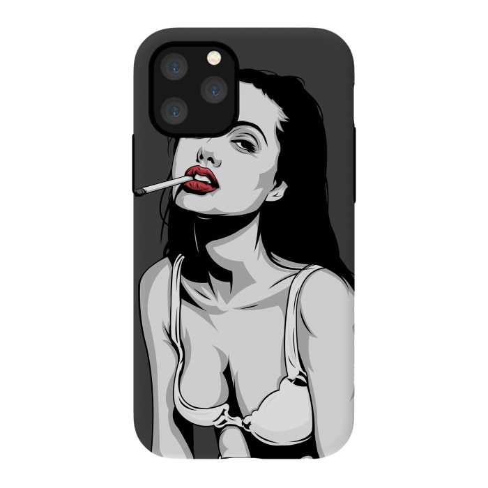 iPhone 11 Pro StrongFit Red lips by Roland Banrévi