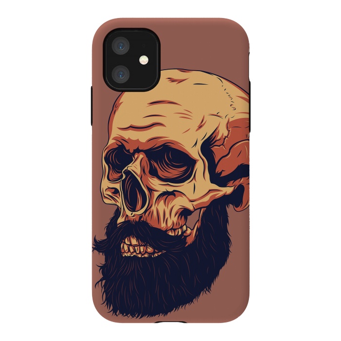 iPhone 11 StrongFit Mr. Skull by Roland Banrévi