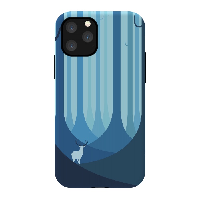 iPhone 11 Pro StrongFit Blue forest by Roland Banrévi