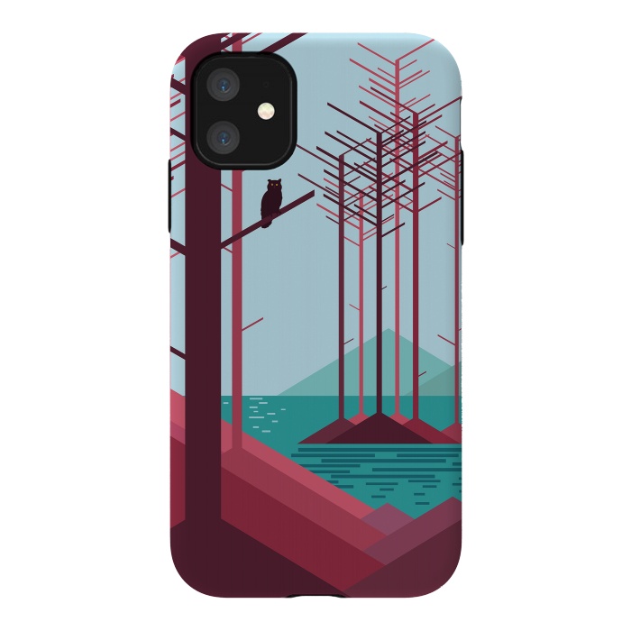iPhone 11 StrongFit The guardian of the forest by Roland Banrévi