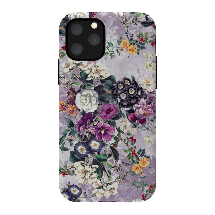 iPhone 11 Pro StrongFit Floral Pattern by Riza Peker