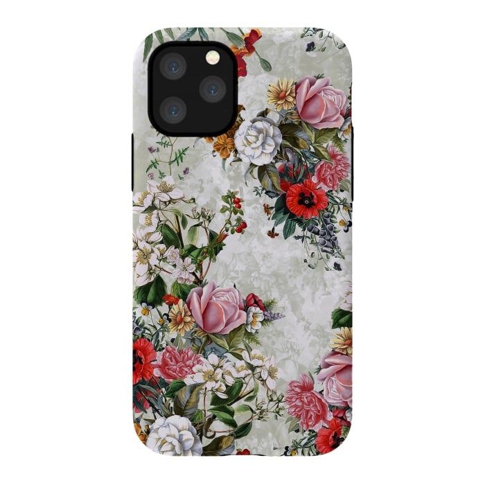 iPhone 11 Pro StrongFit Floral Pattern II by Riza Peker