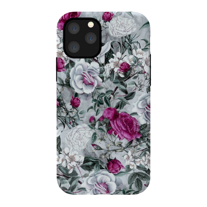 iPhone 11 Pro StrongFit Floral Pattern V by Riza Peker