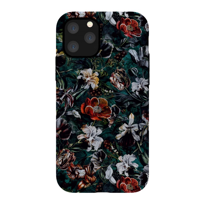 iPhone 11 Pro StrongFit Floral Pattern VI by Riza Peker
