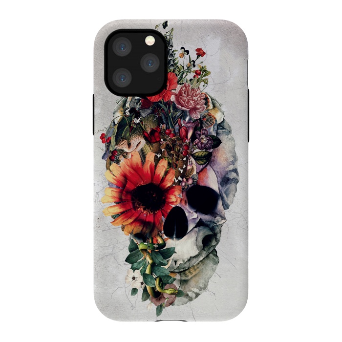 iPhone 11 Pro StrongFit Two Face Skull by Riza Peker