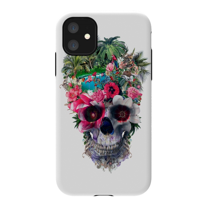 iPhone 11 StrongFit Summer Skull III by Riza Peker