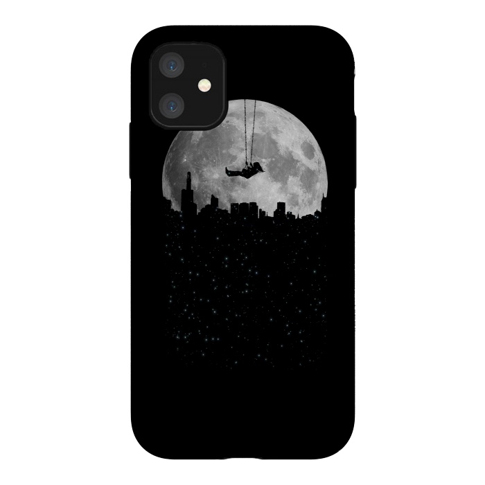 iPhone 11 StrongFit Moon Swing by Rui Faria