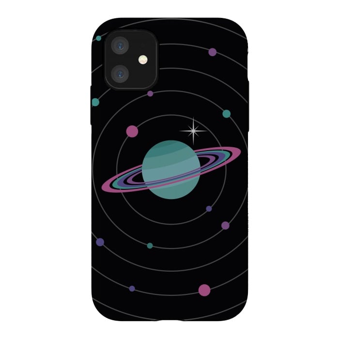 iPhone 11 StrongFit Planet & Bright Star by Dellán