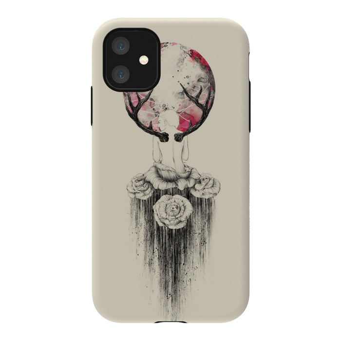 iPhone 11 StrongFit Moon Goddess  by Alwin Aves