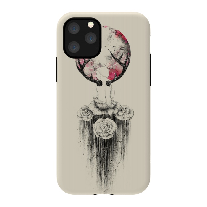 iPhone 11 Pro StrongFit Moon Goddess  by Alwin Aves