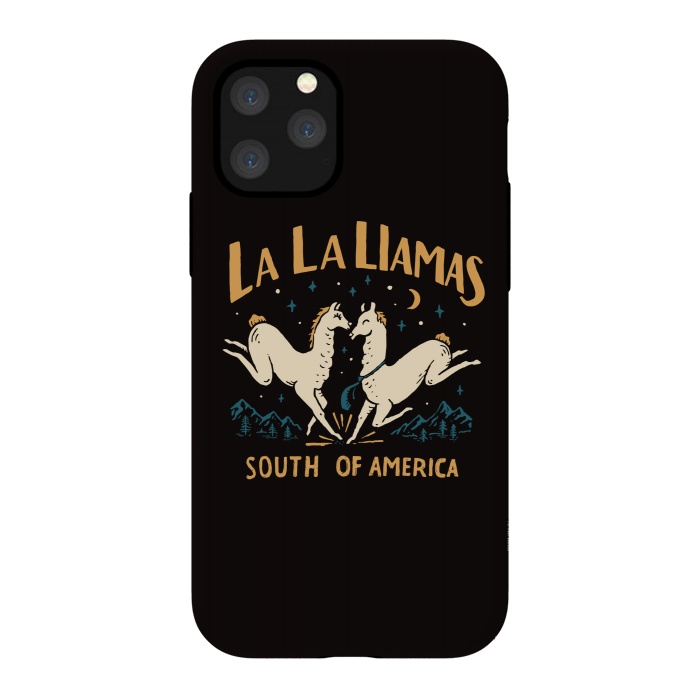 iPhone 11 Pro StrongFit La La Llamas by Tatak Waskitho