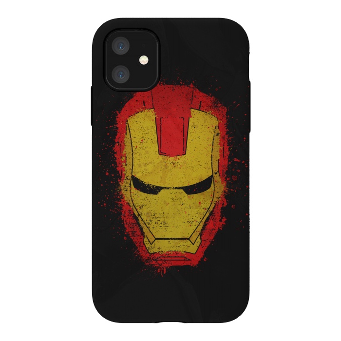 iPhone 11 StrongFit Iron Man splash by Sitchko